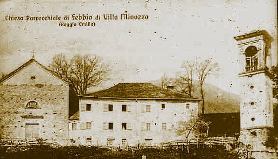 Febbio,. foto del 1920 prima del terremoto (Sante Borghi)