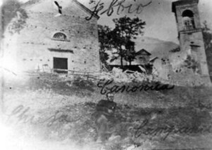 Chiesa di San Lorenzo, Febbio Terremoto 1920, Fototeca Biblioteca Panizzi, Reggio Emilia