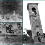 La Chiesa di San Lorenzo a Febbio dopo il terremoto del 1920