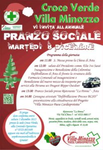 Volantino del pranzo sociale 2015 - Croce Verde di Villa Minozzo