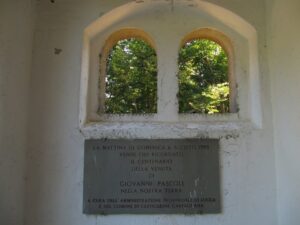 La cappella al Passo delle Forbici