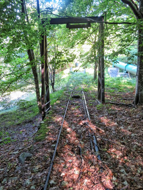 Binario della ferrovia a cremagliera - Foto Rosa Palumbo - 2018