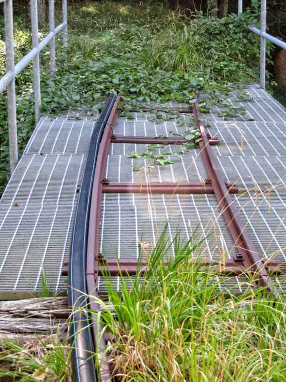 Binario della ferrovia a cremagliera - Foto Rosa Palumbo - 2018