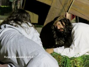 SETTIMA STAZIONE - Gesù cade la seconda volta.