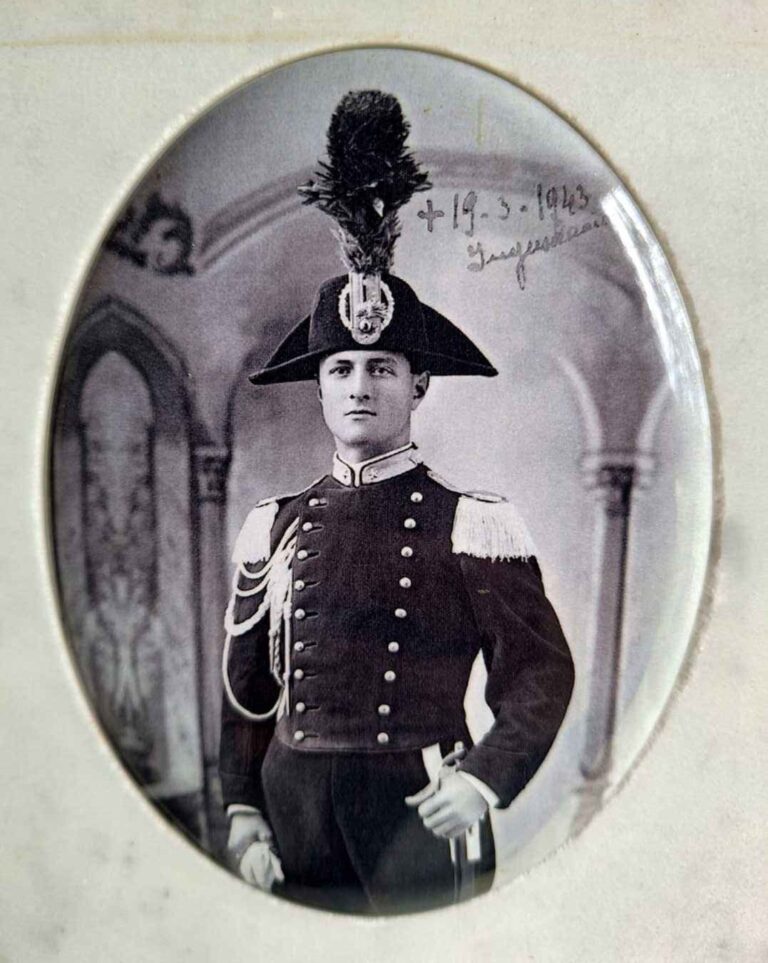 Il Carabiniere Luigi Lombardi (Foto dalla lapide - Rosa Palumbo)