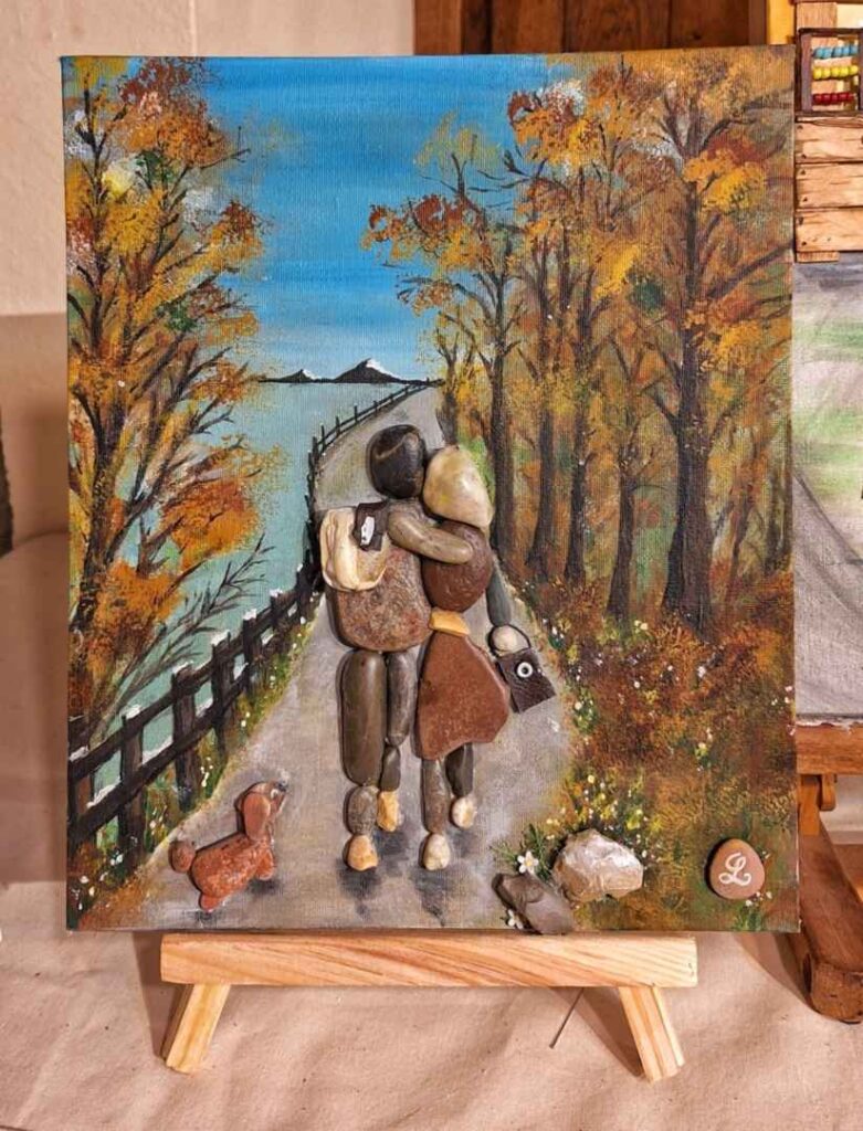 Passeggiata nel silenzio del lago, Lorena Dallari